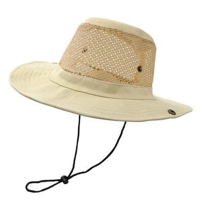 Outdoor Camo Kamuflase Fisherman Bucket Hat Dengan Logo Khusus Berburu Hiking Bucket Cap