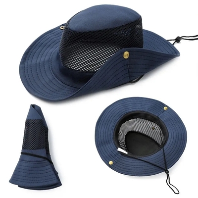 Outdoor Camo Kamuflase Fisherman Bucket Hat Dengan Logo Khusus Berburu Hiking Bucket Cap