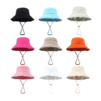 Custom Cotton Rope Bucket Hat untuk Unisex Gaya Bergaya
