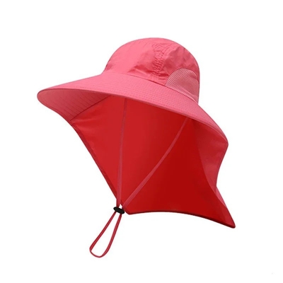 Gaya payung matahari Nylon Cepat Penangkap Ember Topi UPF40 Penangkap PenangkapTopi