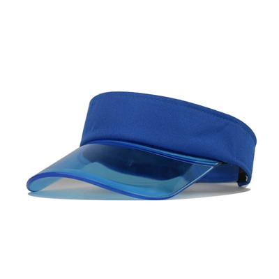 Summer Sun Hat Golf Transparent Visor Caps Custom Sunshade Anti-Uv Protection Kosong Top Visor Cap