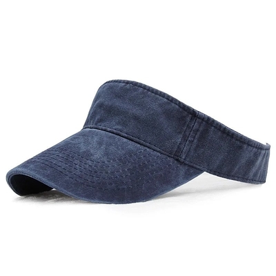 New Summer Denim Washed Visors Wanita Outdoor Sport Sun Hat Golf Hiking Tenis Pria Cap tabir surya