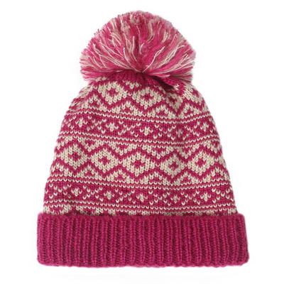 Musim dingin merek wanita bulu Pom Poms Cap Gadis rajutan topi Cap tebal wanita Skullies topi
