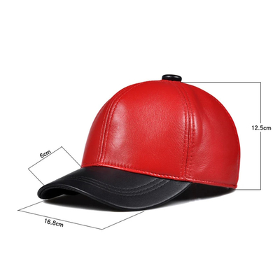 Dibangun panel depan 6 Panel Baseball Cap dengan katun sweatband dan 6 Eyelets