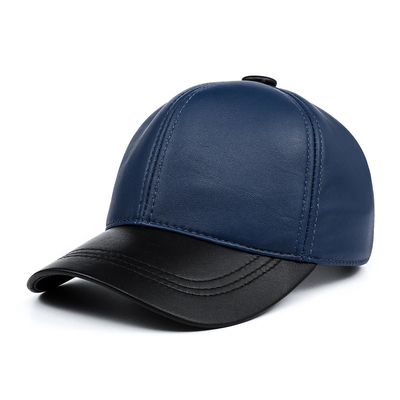 Dibangun panel depan 6 Panel Baseball Cap dengan katun sweatband dan 6 Eyelets
