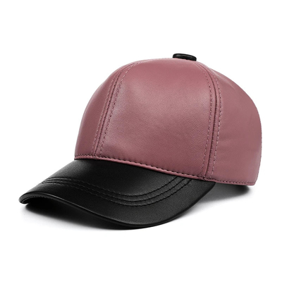 Dibangun panel depan 6 Panel Baseball Cap dengan katun sweatband dan 6 Eyelets