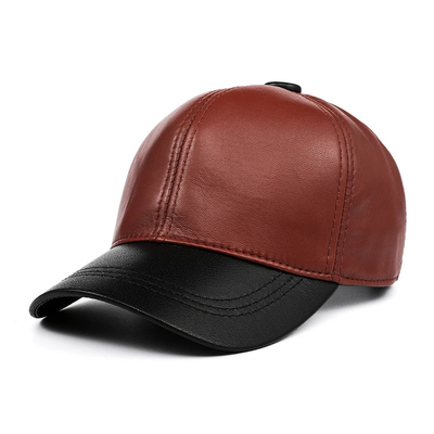 Dibangun panel depan 6 Panel Baseball Cap dengan katun sweatband dan 6 Eyelets