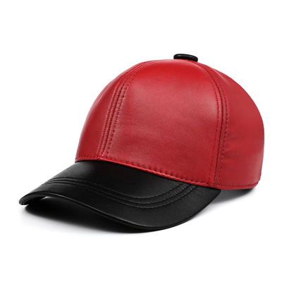 Dibangun panel depan 6 Panel Baseball Cap dengan katun sweatband dan 6 Eyelets