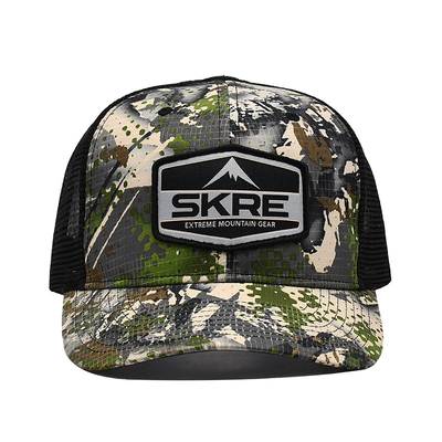 Custom Logo Mesh Back Trucker Hat Grosir 6 Panel Kamuflase Trucker Cap Pribadi