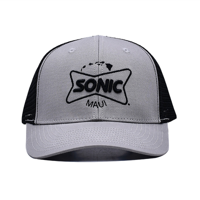 Grosir Snapback Trucker Hat 6 Panel Mesh Hat 3d bordir Custom Trucker Cap