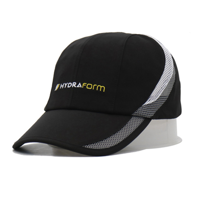 Cepat kering Tidak terstruktur topi olahraga Custom bordir Logo bernapas Waterproof topi olahraga
