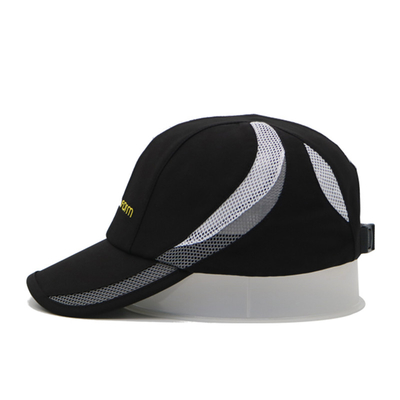 Cepat kering Tidak terstruktur topi olahraga Custom bordir Logo bernapas Waterproof topi olahraga