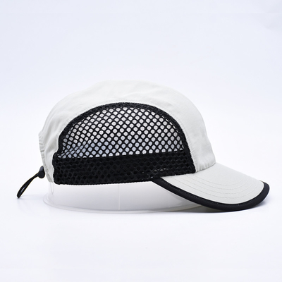 OEM menjalankan nilon tidak terstruktur cepat pengeringan jala running topi soft grosir soft running cap