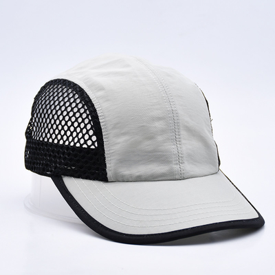 OEM menjalankan nilon tidak terstruktur cepat pengeringan jala running topi soft grosir soft running cap