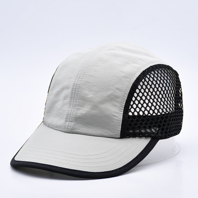 OEM menjalankan nilon tidak terstruktur cepat pengeringan jala running topi soft grosir soft running cap