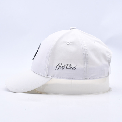 Outdoor Custom Reflective Logo cepat kering Waterproof Sports Caps Lighting 6 Panel Golf Hat untuk Pria