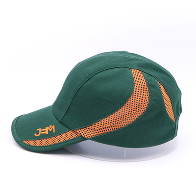 Custom Logo Sports Hat Mesh Running Gorras Berkualitas Tinggi Curved Brim Cap Olahraga Bernafas
