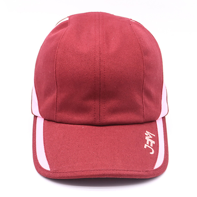 Custom Logo Sports Hat Mesh Running Gorras Berkualitas Tinggi Curved Brim Cap Olahraga Bernafas
