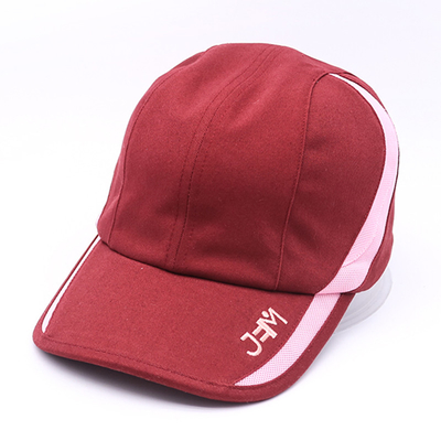 Custom Logo Sports Hat Mesh Running Gorras Berkualitas Tinggi Curved Brim Cap Olahraga Bernafas