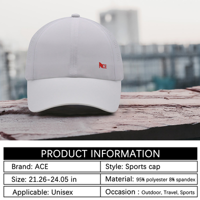Ace Hat Manufacturer Teknologi Baru Gaya Pita Tanpa Jahitan Baseball Putih Sport Baseball Hat