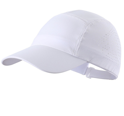 Custom Waterproof Laser Cut Perforated Sports Hat Kualitas Tinggi Cepat Dry Sports Baseball Cap