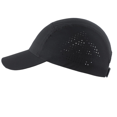 Custom Waterproof Laser Cut Perforated Sports Hat Kualitas Tinggi Cepat Dry Sports Baseball Cap