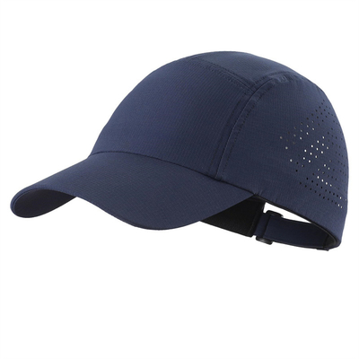 Custom Waterproof Laser Cut Perforated Sports Hat Kualitas Tinggi Cepat Dry Sports Baseball Cap
