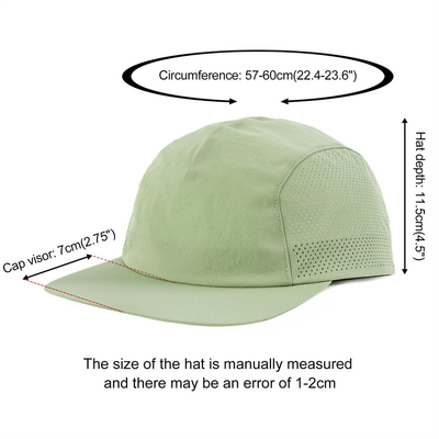 Topi Baseball Tidak Terstruktur Flat Brim Cepat kering Berlari Camper Topi Outdoor Sports Topi untuk Pria dan Wanita