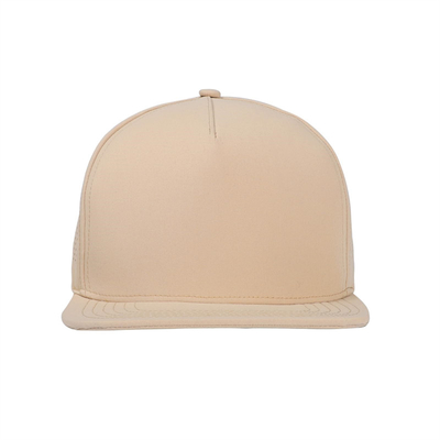 Kecepatan cepat kering Laser Golf Performance Snapback Hat Perforated Flat Brim Cap