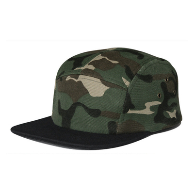 Outdoor Camo Blank 5 Panel Camp Cap Kamuflase Gorras Grosir Camper Hat untuk Pria Wanita