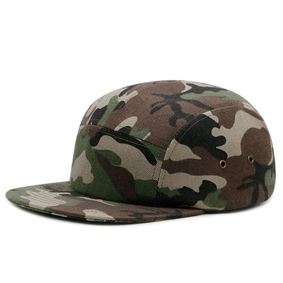 Outdoor Camo Blank 5 Panel Camp Cap Kamuflase Gorras Grosir Camper Hat untuk Pria Wanita