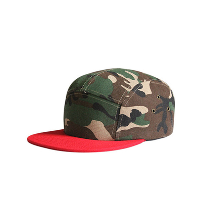 Outdoor Camo Blank 5 Panel Camp Cap Kamuflase Gorras Grosir Camper Hat untuk Pria Wanita