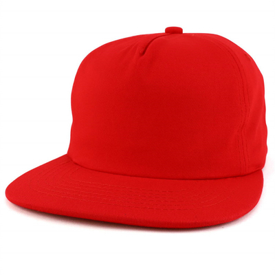 Custom Plain 5 Panel Snapback Cap Adjustable Unstructured Snapback Hat Grosir