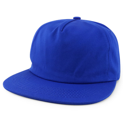 Custom Plain 5 Panel Snapback Cap Adjustable Unstructured Snapback Hat Grosir