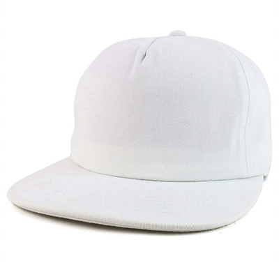 Custom Plain 5 Panel Snapback Cap Adjustable Unstructured Snapback Hat Grosir