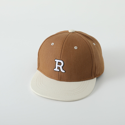 Kualitas tinggi Anak-anak Katun Flat Brim Sport Topi bordir Surat Anak Outdoor Snapback Cap
