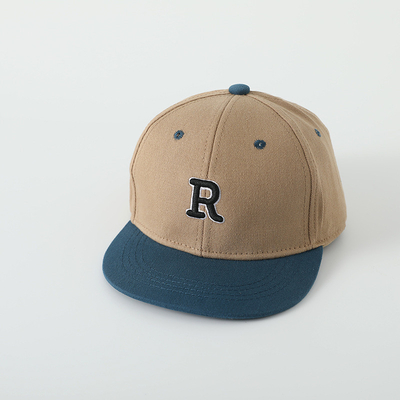 Kualitas tinggi Anak-anak Katun Flat Brim Sport Topi bordir Surat Anak Outdoor Snapback Cap