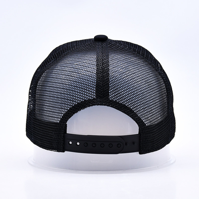 Custom Logo 5 Panel Trucker Cap Wholesale Adjustable Snapback Trucker Hat Pembekal