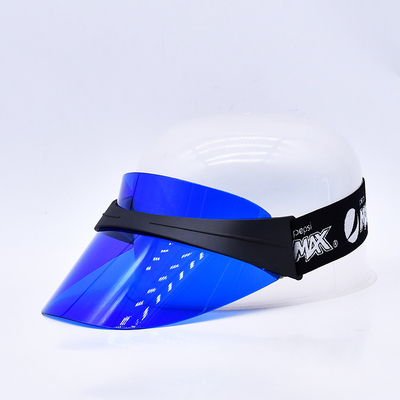 Kualitas tinggi Pvc Plastic Visor Caps Custom Transparan Visor Baseball Cap Produsen