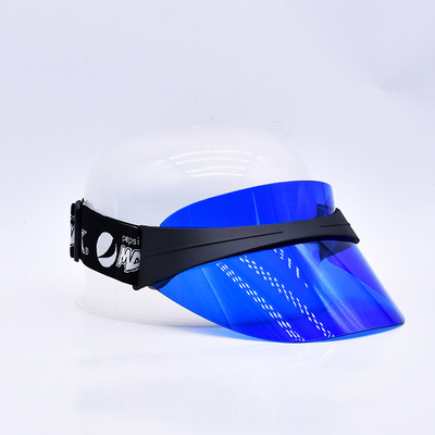 Kualitas tinggi Pvc Plastic Visor Caps Custom Transparan Visor Baseball Cap Produsen