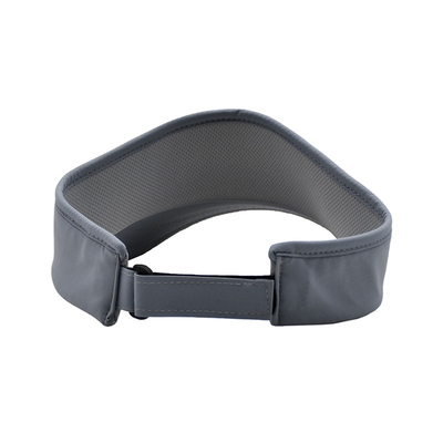 Summer Outdoor Running Sun Visor Cap Custom Gray Tennis Visor Hat untuk Golf