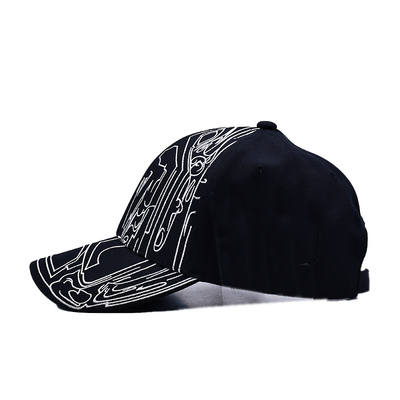 Grosir logo bordir topi bisbol klasik topi khusus disesuaikan topi bisbol olahraga dengan tutup punggung plastik