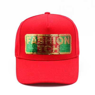 Top Kualitas Musim Panas Wanita 100% Katun 6 Panel Topi Baseball Kustom Topi Baseball Payet