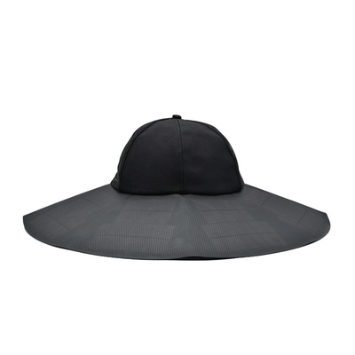 Topi Ember Matahari Baru Bertenaga Surya Luar Ruangan Kustom Tahan UV Portabel Isi Ulang untuk Berkemah, Bepergian, Memancing, Mendaki Gunung