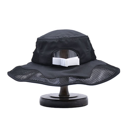 Kualitas tinggi Custom bordir cetak sunshade ember topi menyelam cap memancing tepi besar