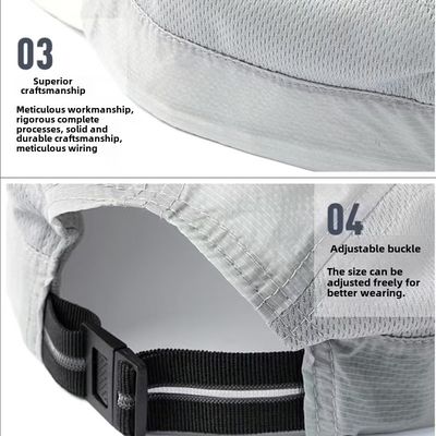 Cap olahraga yang tidak terstruktur yang dapat disesuaikan Cap lari ringan khusus untuk pria & wanita