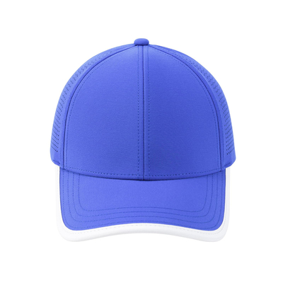 Topi Baseball Jaring 6 Panel Berkualitas Tinggi Topi Baseball Logo Kustom Laser Kosong
