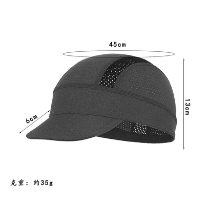 Topi Sepeda Kustom Cepat Kering Bernapas Topi Olahraga Penyerap Kelembaban Bernapas Di Bawah Helm Tipis