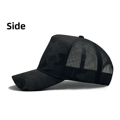 Topi Baseball Oversize Plain untuk Pria Wanita Desain Custom Trucker Mesh Hat untuk Kepala Besar Besar Bergaya untuk Olahraga Casual Scene