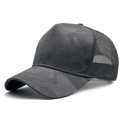 Topi Baseball Oversize Plain untuk Pria Wanita Desain Custom Trucker Mesh Hat untuk Kepala Besar Besar Bergaya untuk Olahraga Casual Scene